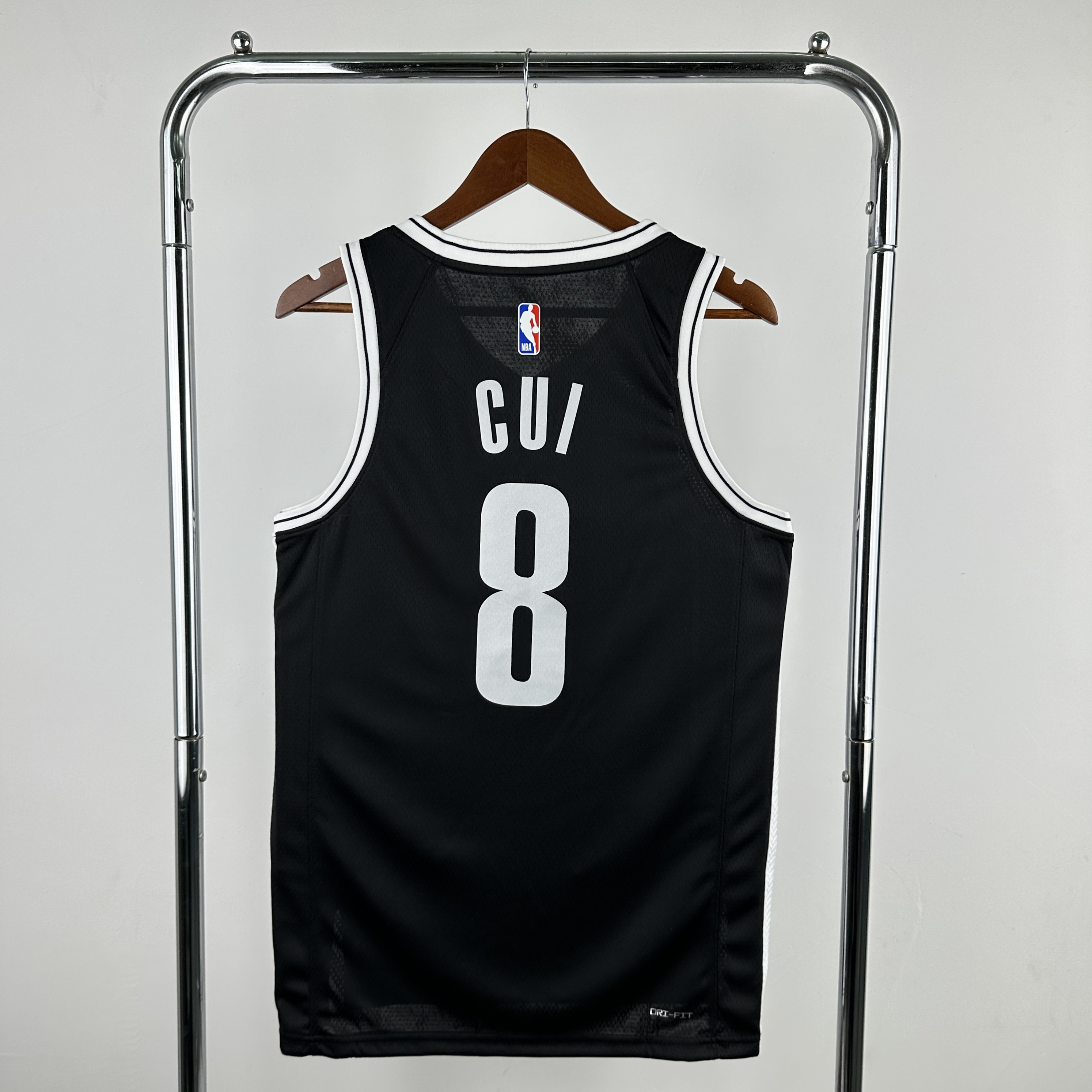 Men Brooklyn Nets #8 Cui Black Season Nike 2023 NBA Jersey->brooklyn nets->NBA Jersey